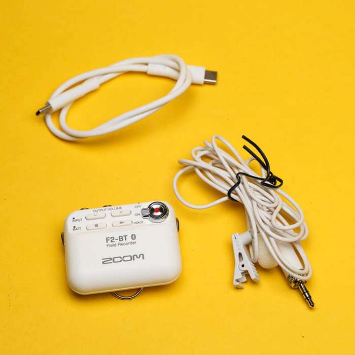 Zoom F2-BT | Rekordér s klopovým mikrofonem | Bílý