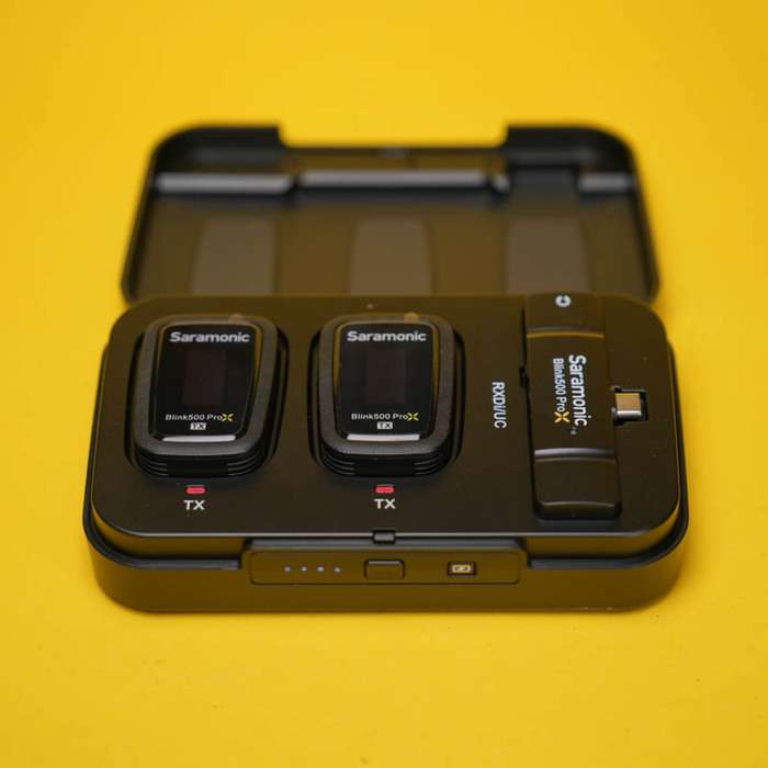 Saramonic Blink 500 ProX B6 (2,4GHz wireless w/ USB-C) | 2x Mikrofon pro zařízení s USB-C
