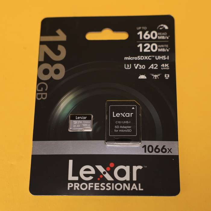 Lexar Pro 1066x microSDHC/microSDXC UHS-I (SILVER) R160/W120 128GB