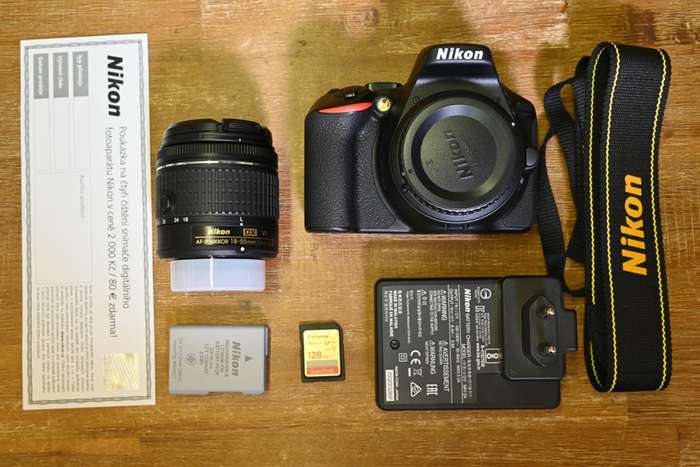 Nikon D5600 + 18-55 AF-P VR + Sandisk 128 GB | Závěrka 131 |  6214144
