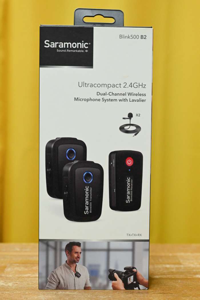 Saramonic blink B2 | bezdrátový audio set 2x mikrofon + přijímač