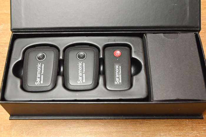 Saramonic blink B2 | bezdrátový audio set 2x mikrofon + přijímač