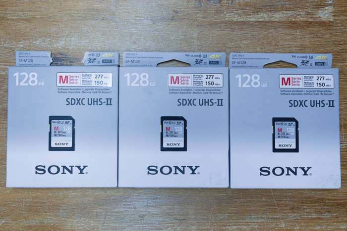 Sony SDXC UHS II  W277 W150 128 GB  M