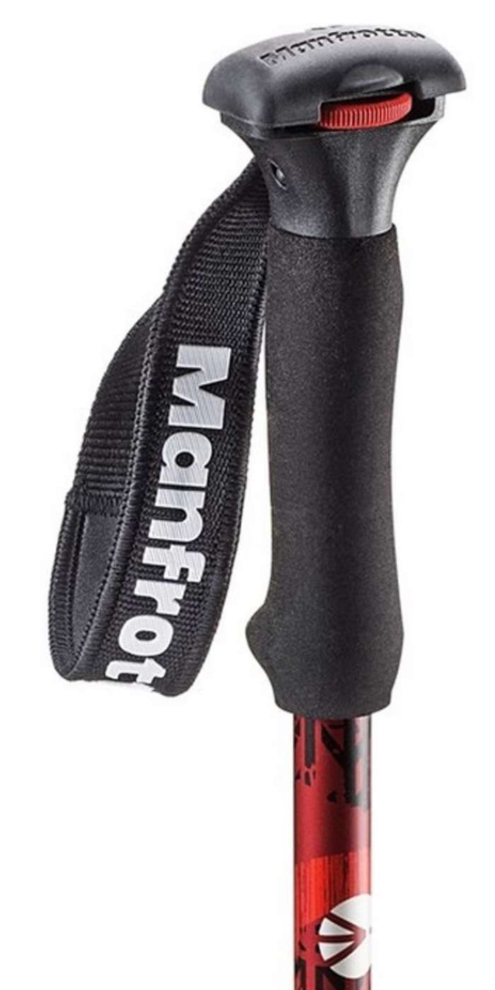 Manfrotto OFF ROAD - WALKING STICK RED, trekingové hole
