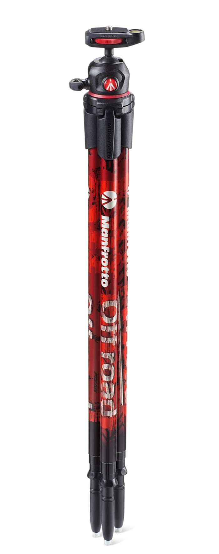 Manfrotto OFF ROAD - stativ červený