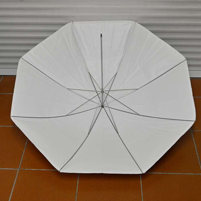 Odrazný oboustranný bíla/ stříbrná deštník Manfrotto 104 cm