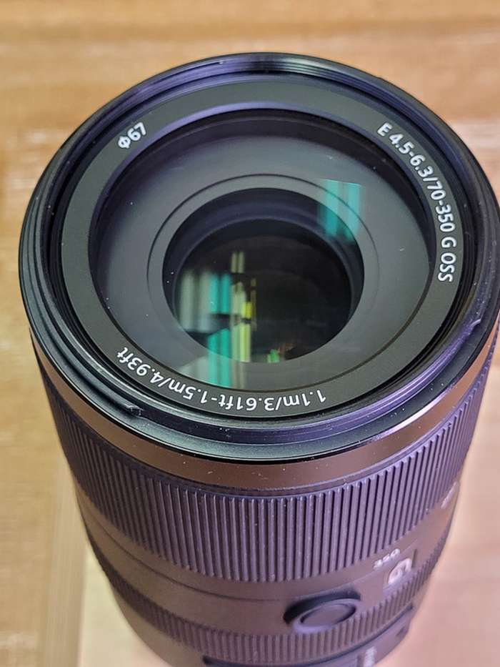 Sony 70-350 mm f/4,5-6.3 G OSS pro bajonet E