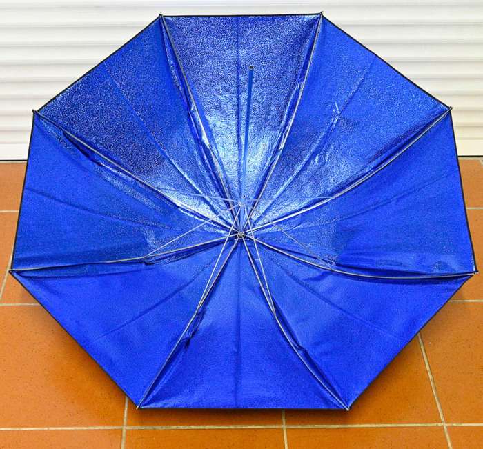 Odrazný deštník Manfrotto modrý  104 cm