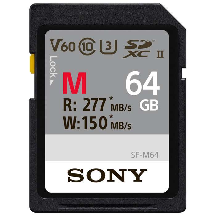 Sony SDXC UHS II W277 W150 64 GB M
