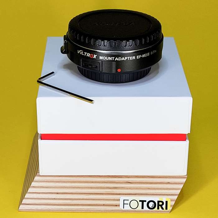 VILTROX EF-M2 II adaptér objektivu Canon EF na tělo MFT Speed Booster 0,71x