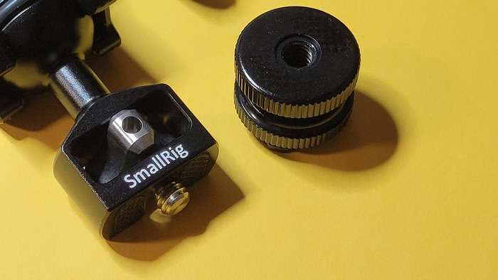 Smallrig 2353 Magic Arm Double Ballh  2x 1/4  +  cold shoe adapter