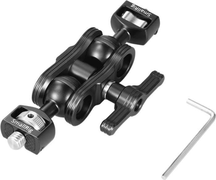 Smallrig 2353 Magic Arm Double Ballh  2x 1/4  +  cold shoe adapter