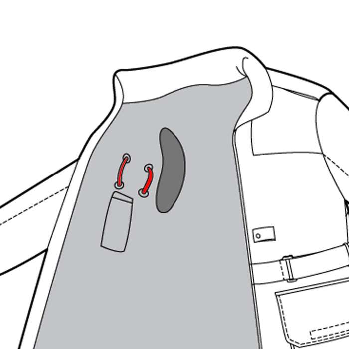 Manfrotto LINO LFJ050W-SBB - Fotografická bunda dámská S