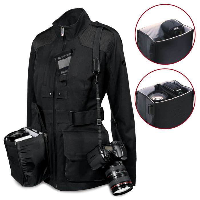 Manfrotto LINO LFJ050W-SBB - Fotografická bunda dámská S