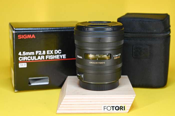 Sigma 4,5/2,8 EX DC HSM CIRCULAR FISHEYE pro Canon