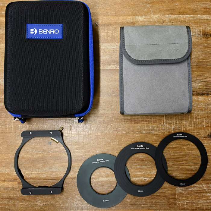 set Haida filtrů 100x100 (NS64, ND 1000, CPL)  + Benro FB100S