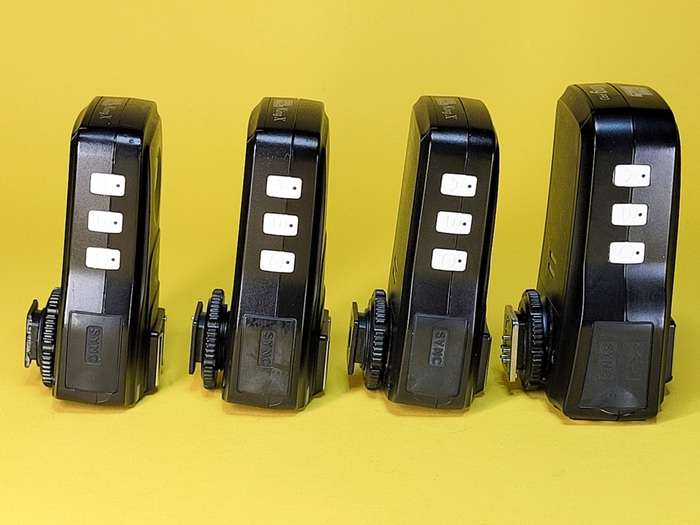 pixel king rádiový odpalovač + 3x přijímač blesku pro Canon