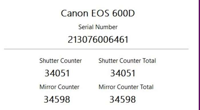 Canon EOS 600D I 213076006461