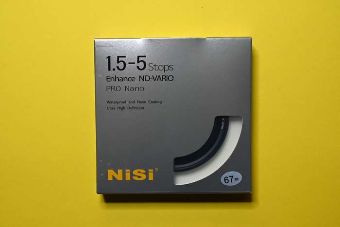 Nisi Filter ND-Vario 1,5-5 Stops Pro Nano 67 mm | rozbaleno