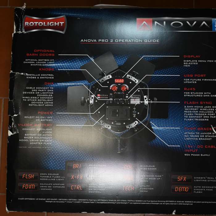 Rotolight Anova PRO2 Bi-colour UltraWide LED