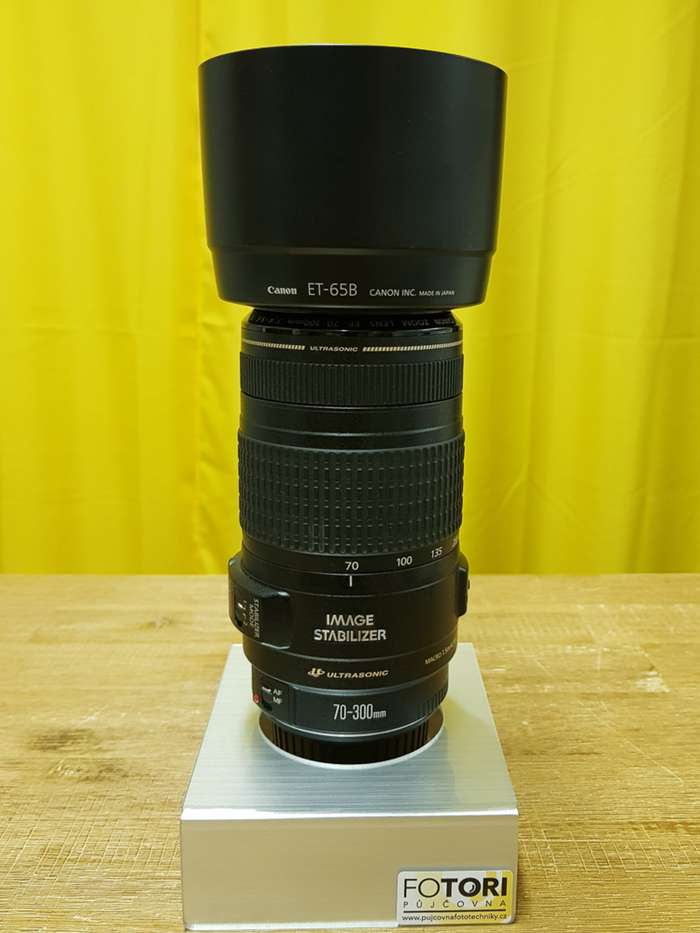 CANON EF 70-300MM F/4-5,6 IS USM + NOVÁ SLUNEČNÍ CLONA