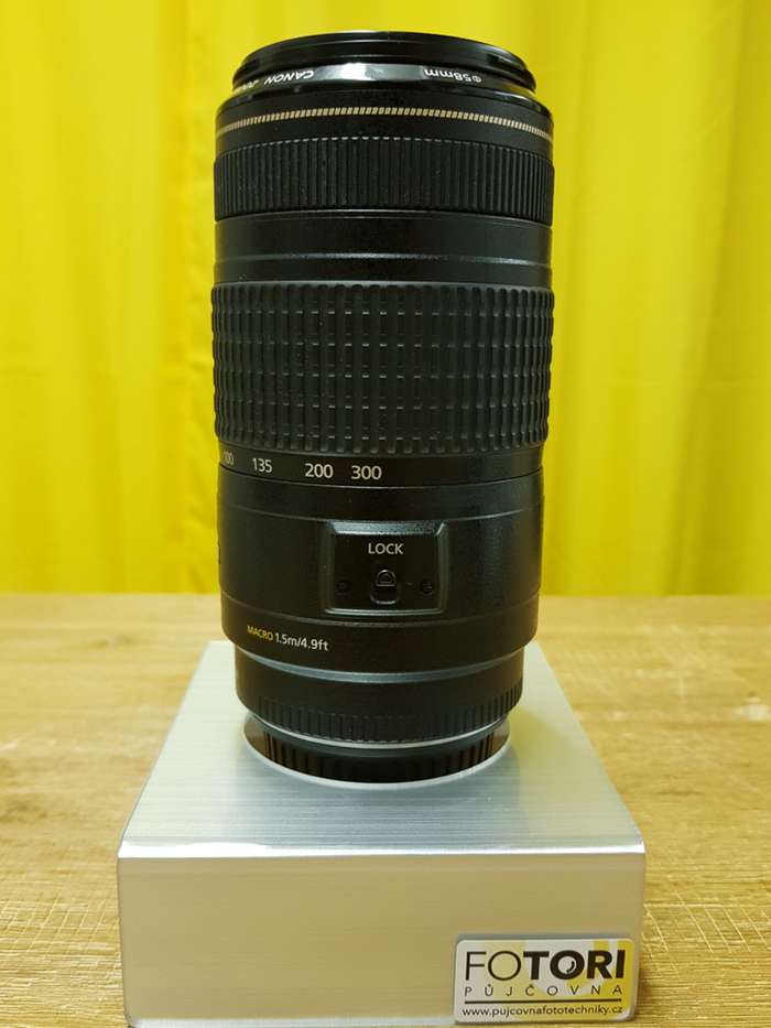 CANON EF 70-300MM F/4-5,6 IS USM + NOVÁ SLUNEČNÍ CLONA