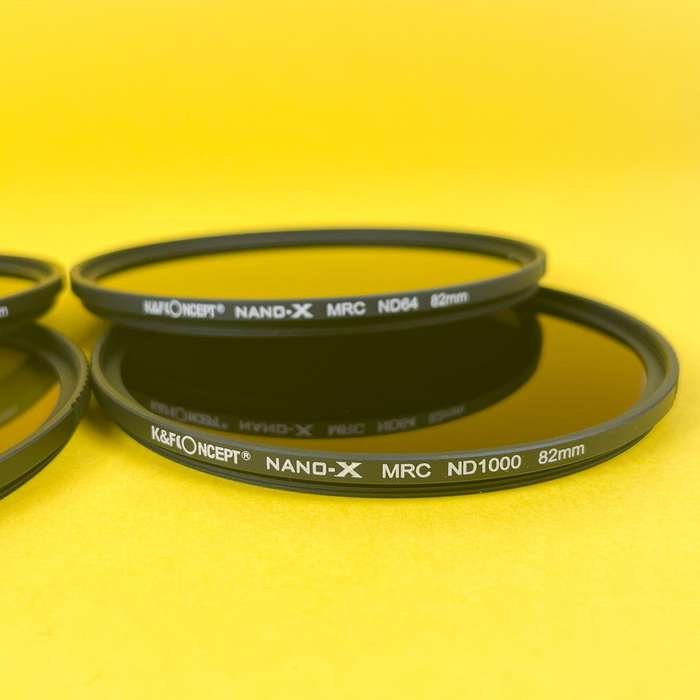 K&F Concept - Set ND filtrů Nano X MRC | ND4 | ND8 | ND64 | ND1000 - 82 mm