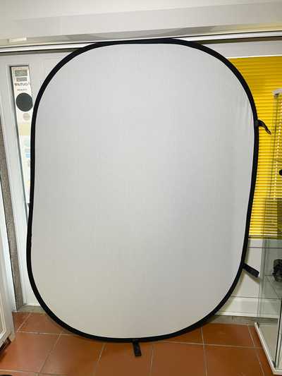 Rychlorozkládací fotografické pozadí 150x200cm - bílé, černé