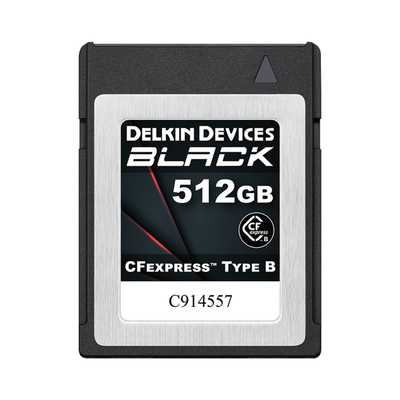 Delkin CFexpress BLACK R1725/W1530 512 GB | CFexpress B