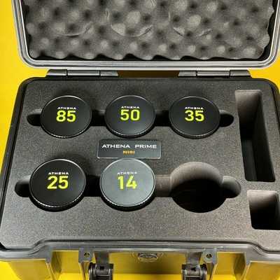 Cine Lens Set 5x  Nisi Athena Prime E-Mount  + 3x drop in filtr| Set CINE objektivů pro Sony E