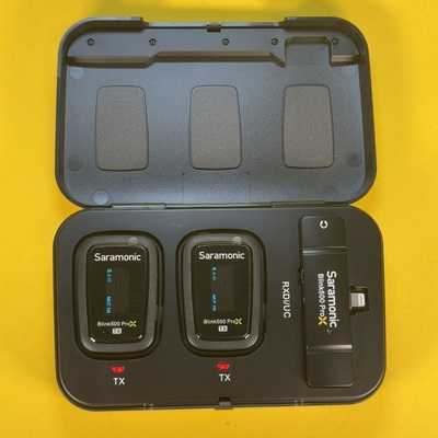 Saramonic Blink 500 ProX B4 (2,4GHz wireless w/ Lightning) | 2x mikrofon pro zařízení Apple