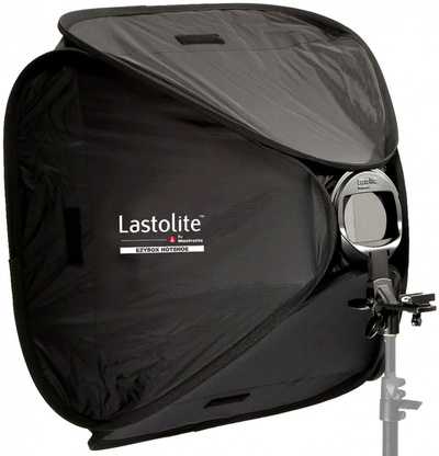 Lastolite - Manfrotto Ezybox Hot Shoe 38x38cm | Softbox s držákem na systémový blesk