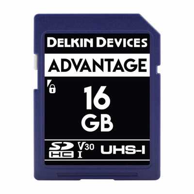Delkin memory card SDHC 16GB Advantage 660X UHS-I U3 V30 R90/W90 |  SD karta