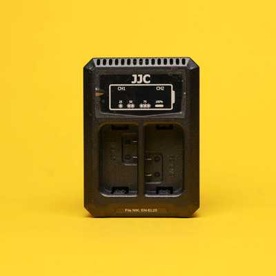 JJC Duální USB nabíječka pro EN-EL-25 + 2x Baterie