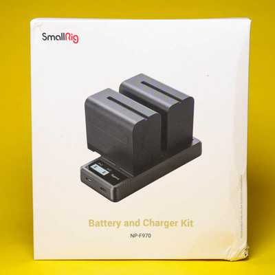 Smallrig 3823 NP-F970 Battery & Charger Kit | Duální nabíjčka