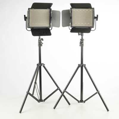 2 x  Redhead HXR-600II  3200 - 5600 K |   set 2x led panel se stativem
