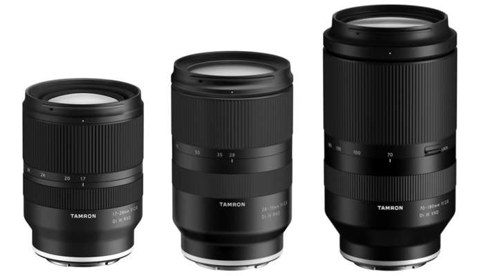 Tamron f/2,8 zoom set pro Sony E | 17-28 | 28-75 | 70-180