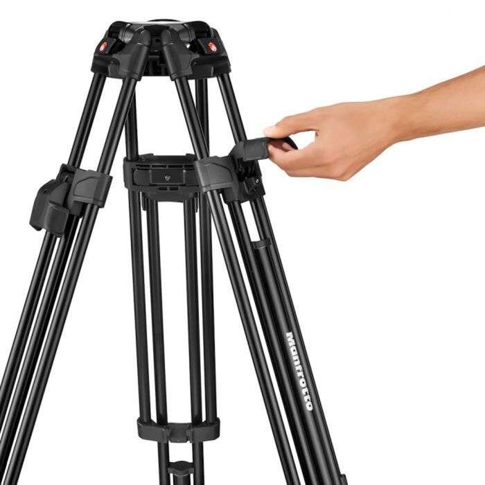 Manfrotto 645 Fast Twin Leg Alu Tripod | video stativ