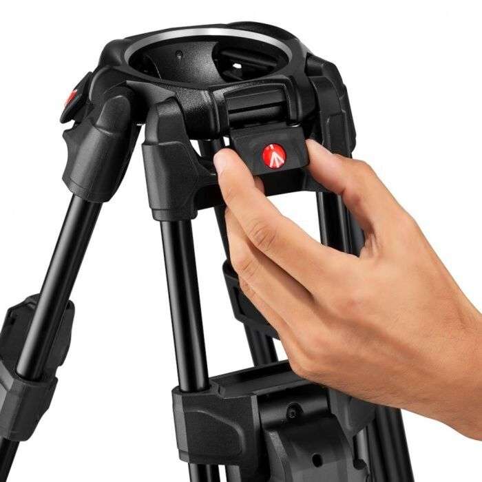 Manfrotto Nitrotech 608 + 645 Fast Twin Alu Tripod | video stativ