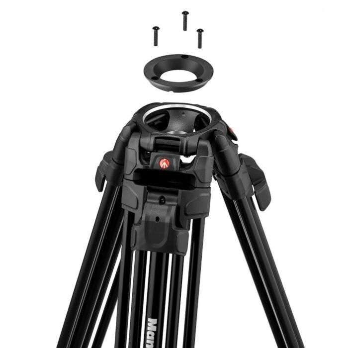 Manfrotto Nitrotech 608 + 645 Fast Twin Alu Tripod | video stativ