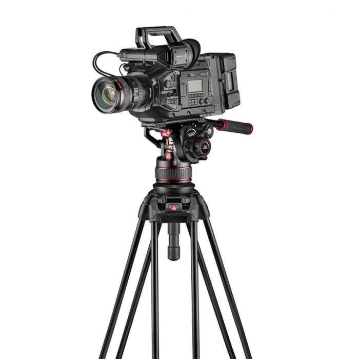 Manfrotto Nitrotech 608 + 645 Fast Twin Alu Tripod | video stativ