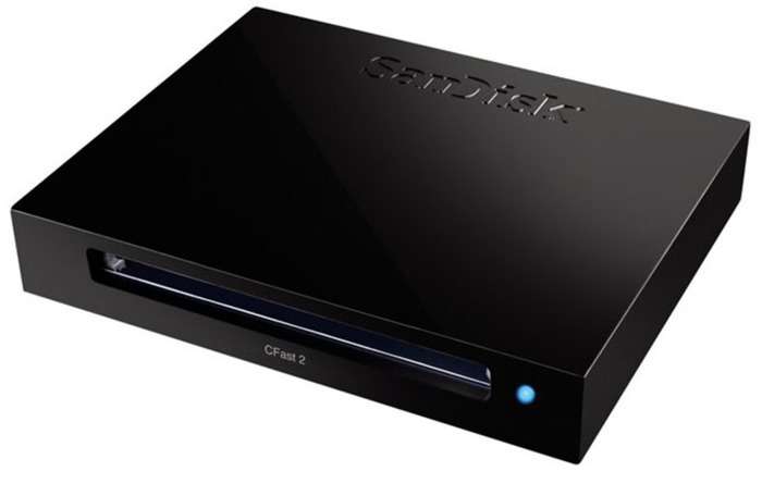 SanDisk USB 3.0 čtečka pro CFAST 2.0 karty, rychlost do 500 MB/s