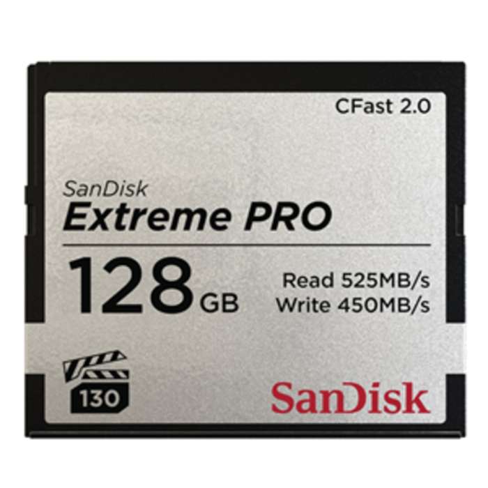 SanDisk Extreme Pro CFAST 2.0 128 GB 525 MB/s