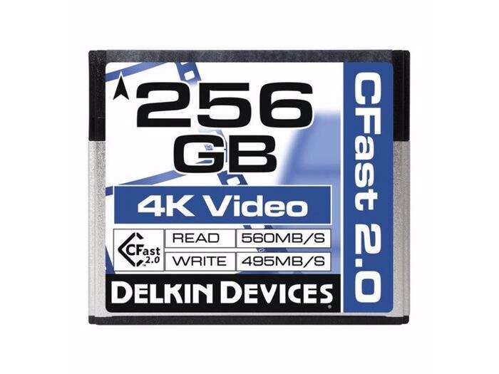 Delkin Cfast Cinema 2.0 256 GB  R560/W495