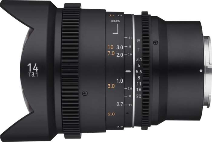 Samyang 14 mm T/3,1 VDSLR MK2 pro Canon EF