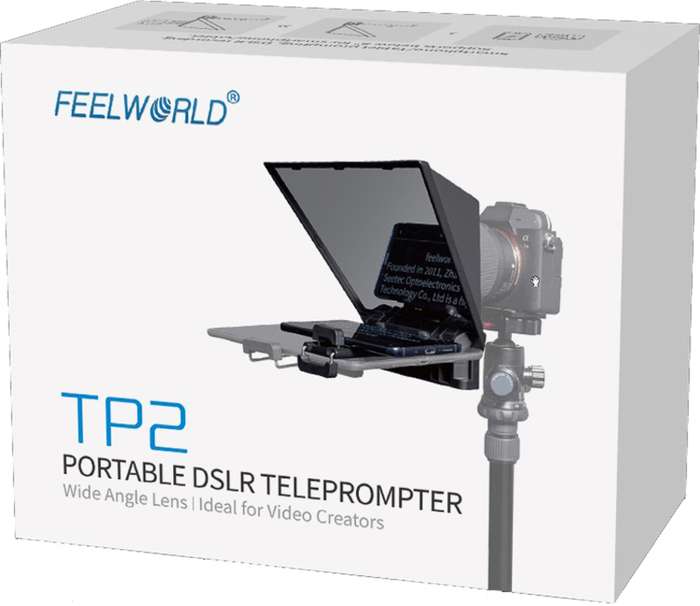 Feelworld  teleprompter TP2  |  čtecí zařízení
