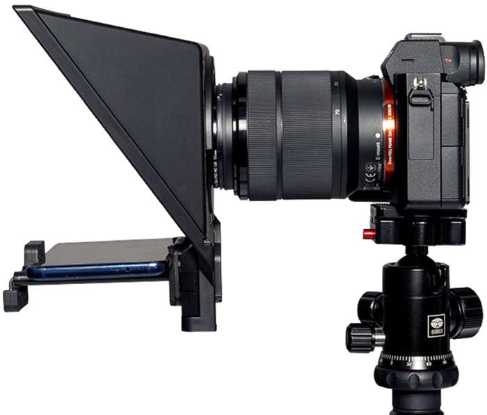 Feelworld  teleprompter TP2  |  čtecí zařízení