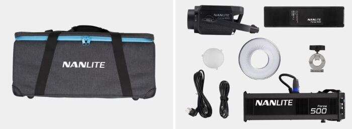 Nanlite Forza 500 II | Led světlo |  all in one set