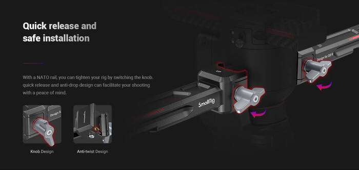 Smallrig 3027 Dual Handgrip  pro  Ronin RS2/RSC2