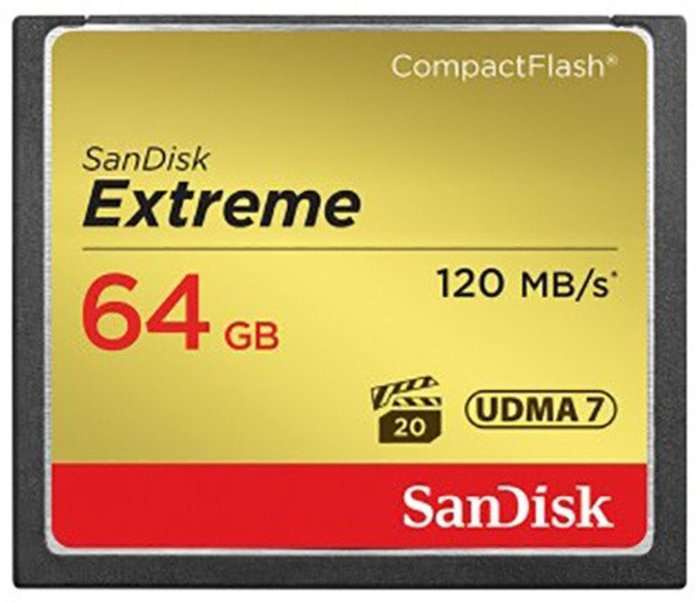 SanDisk CompactFlash Extreme 64GB 120 MB/s